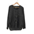 コムデギャルソンオムプリュス COMME des GARCONS HOMME PLUS 17SS The King Is Naked期 製品染 襟断ち切り ノーカラーシャツ メンズ JPN:M