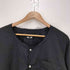 コムデギャルソンオムプリュス COMME des GARCONS HOMME PLUS 17SS The King Is Naked期 製品染 襟断ち切り ノーカラーシャツ メンズ JPN:M