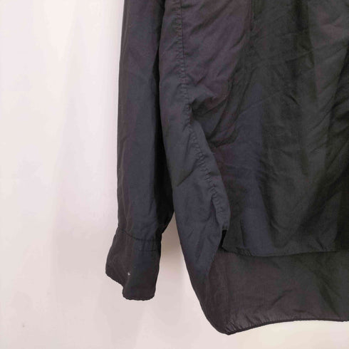 コムデギャルソンオムプリュス COMME des GARCONS HOMME PLUS 17SS The King Is Naked期 製品染 襟断ち切り ノーカラーシャツ メンズ JPN:M