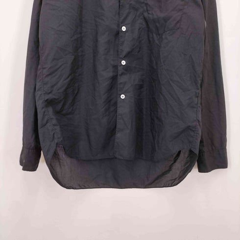 コムデギャルソンオムプリュス COMME des GARCONS HOMME PLUS 17SS The King Is Naked期 製品染 襟断ち切り ノーカラーシャツ メンズ JPN:M