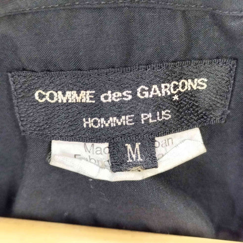 コムデギャルソンオムプリュス COMME des GARCONS HOMME PLUS 17SS The King Is Naked期 製品染 襟断ち切り ノーカラーシャツ メンズ JPN:M