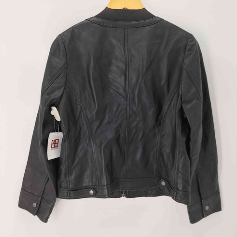 ノーカラー レザー ジャケット レディース 2L