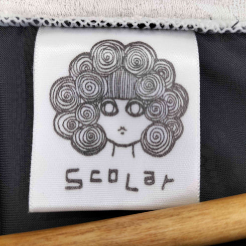 スカラー ScoLar マルチカラードッキングトップス レディース JPN:M