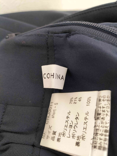 コヒナ COHINA ウエストボタンマリンパンツ-short & regular レディース short S