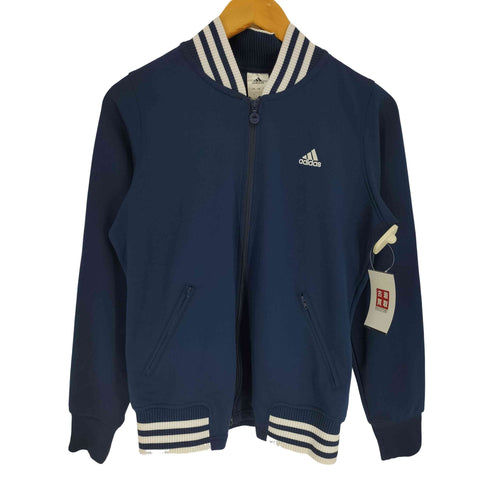 アディダス adidas パフォーマンスロゴ 刺繍 リブジャケット トラックジャケット ジャージ レディース import:L