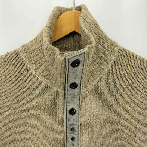 リーバイス Levis red loop 00s レザー ハイネック ニットカーディガン メンズ import:L