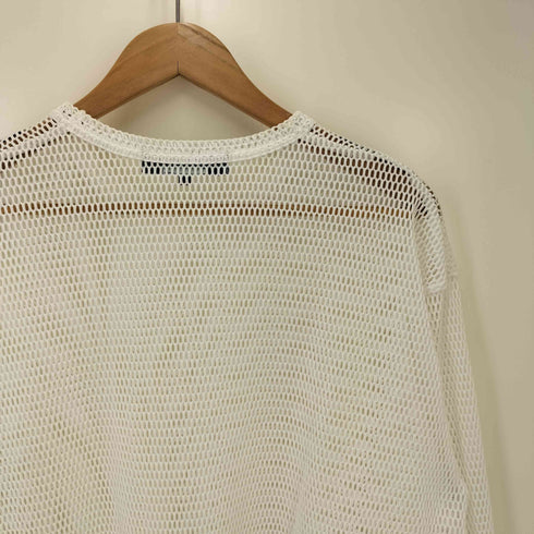 ブラックコムデギャルソン BLACK COMME des GARCONS アシンメトリー メッシュカットソー メンズ JPN:M
