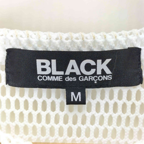 ブラックコムデギャルソン BLACK COMME des GARCONS アシンメトリー メッシュカットソー メンズ JPN:M