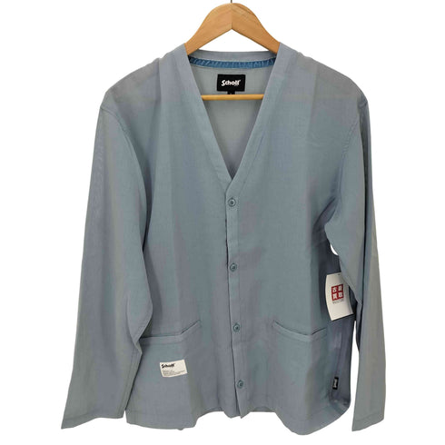 ショット Schott SLUB CHIFFON CARDIGAN スラブシフォン カーディガン メンズ JPN:L