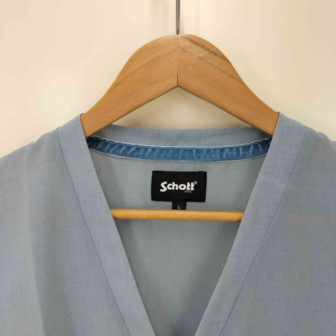 ショット Schott SLUB CHIFFON CARDIGAN スラブシフォン カーディガン メンズ JPN:L