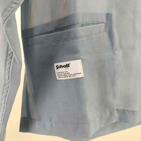 ショット Schott SLUB CHIFFON CARDIGAN スラブシフォン カーディガン メンズ JPN:L
