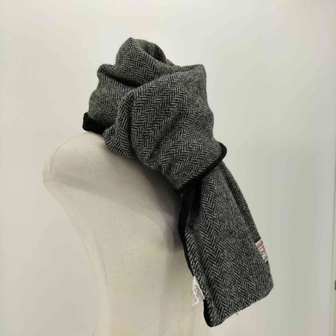 ハリスツイード Harris Tweed ウール ツイード リバーシブル マフラー メンズ