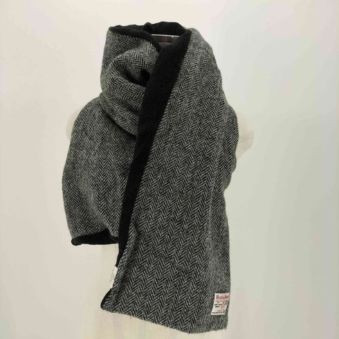 ハリスツイード Harris Tweed ウール ツイード リバーシブル マフラー メンズ