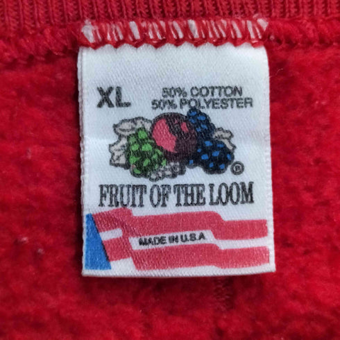 フルーツオブザルーム FRUIT OF THE LOOM 90S USA製 COCA COLA スウェット メンズ import:XL