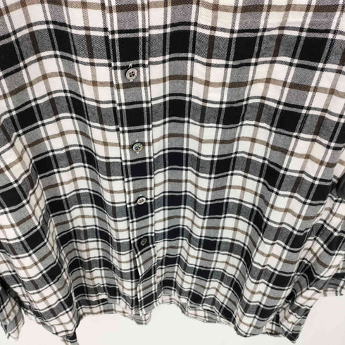 メゾンスペシャル MAISON SPECIAL Prime-Over Regular Collar Flannel Shirt プライムオーバー レギュラーカラー ネルシャツ メンズ 1