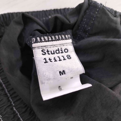 Studio 1till8 マルチポケット ワイドカーゴパンツ レディース