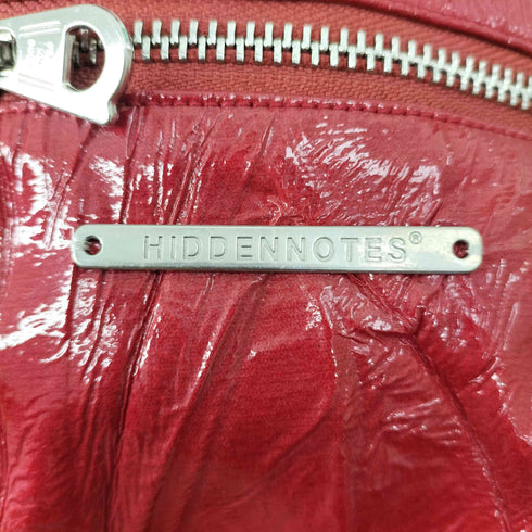 HIDDENNOTES シワ加工 ハンドバッグ レディース