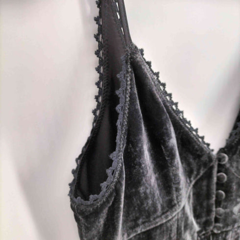 プランクプロジェクト PRANK PROJECT 2-Way Velour Camisole Dress レディース FREE