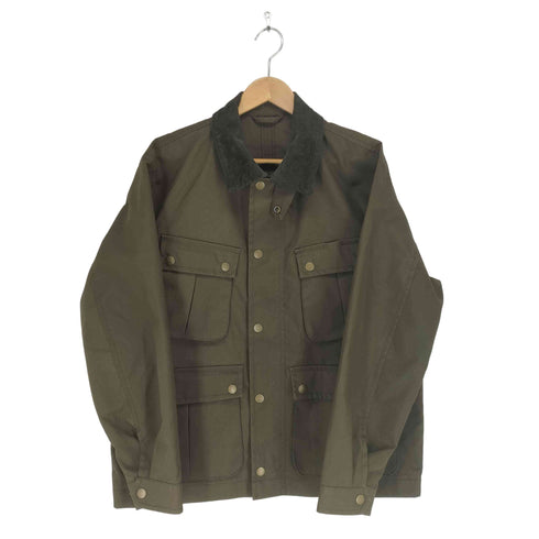 エイチアンドエム H&M 襟コーデュロイハンティングジャケット メンズ M