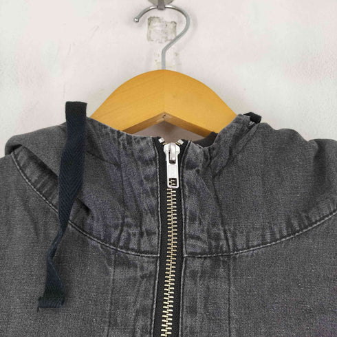 レイジブルー RAGEBLUE ブラックデニムアノラックパーカー メンズ