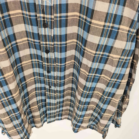 ENSOU. ROUGH CUT SHIRT チェック レギュラーカラーシャツ メンズ JPN:L