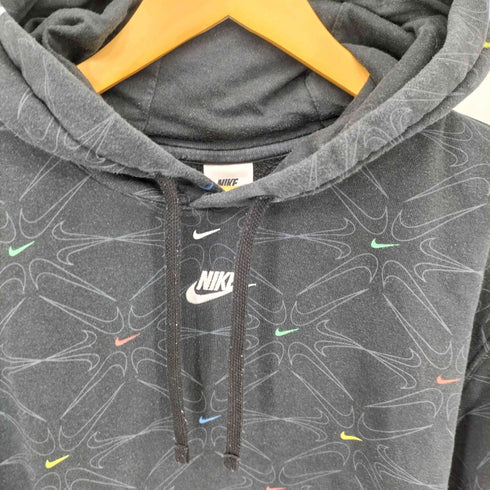 ナイキ NIKE AOP Gel Fleece Hoodie 総柄ロゴ プルオーバーパーカー メンズ import:XL