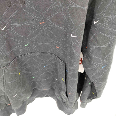 ナイキ NIKE AOP Gel Fleece Hoodie 総柄ロゴ プルオーバーパーカー メンズ import:XL