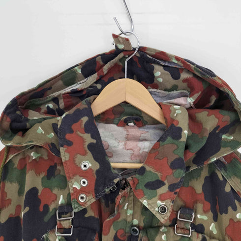 スウィーディシュアーミー SWEDISH ARMY 70S スイス軍 山岳部隊 M60 迷彩 アルペンカモ BSCジップ ミリタリージャケット マウンテンジャケット メンズ 56