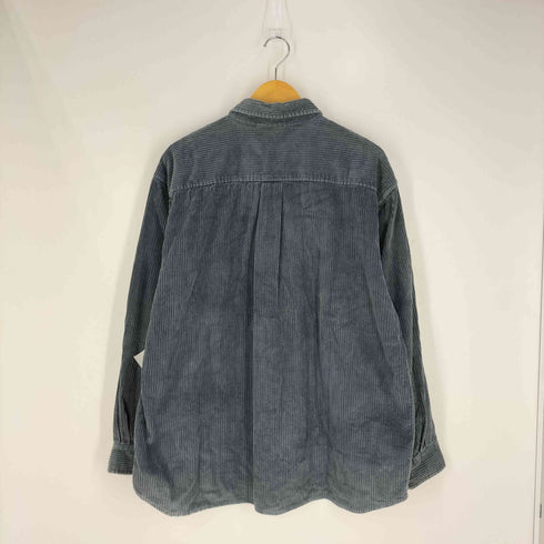 ビッグシルエット 太畝 コーデュロイ レギュラーカラーシャツ メンズ import:XL