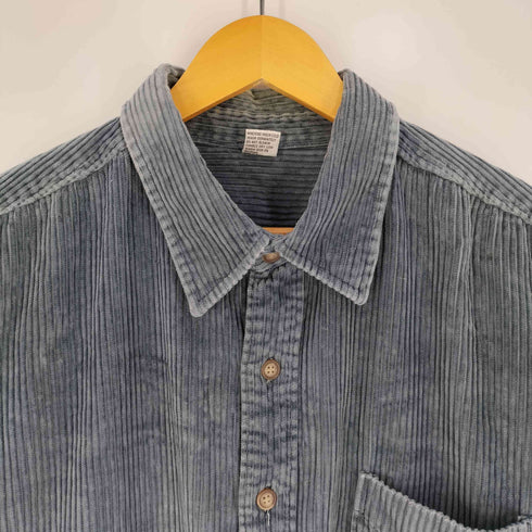 ビッグシルエット 太畝 コーデュロイ レギュラーカラーシャツ メンズ import:XL
