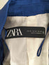 ザラ ZARA サテン立体ストライプテーラードジャケット レディース XS