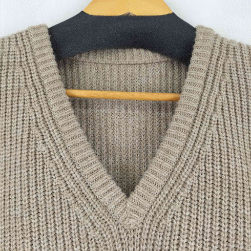 ローレン louren Vneck patchwork knit dress レディース FREE