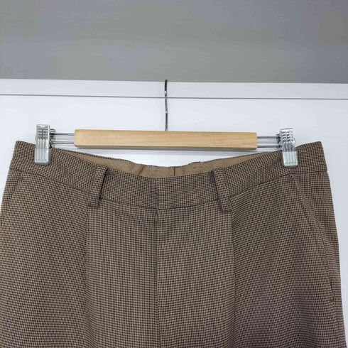 ジャーナルスタンダードレリューム JOURNAL STANDARD relume 22AW ガンクラブチェック RELAX ワイドスラックス 千鳥格子 メンズ JPN:L