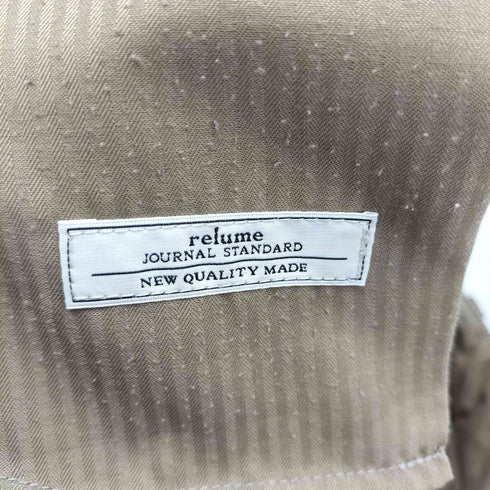 ジャーナルスタンダードレリューム JOURNAL STANDARD relume 22AW ガンクラブチェック RELAX ワイドスラックス 千鳥格子 メンズ JPN:L
