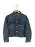 ギャップ Gap ペイズリーロゴ刺繍デニムジャケット Y2K レディース M
