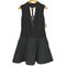 KAREN MILLEN The Atelier 素材切替 ノースリーブ ドレスチュニック レディース