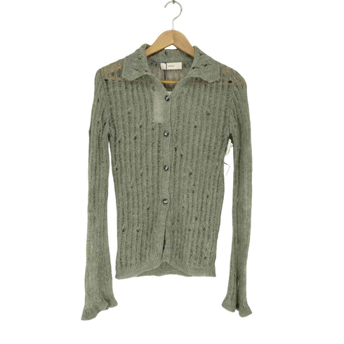 オオトロ OHOTORO Feather Damage Cardigan レディース