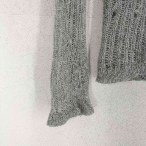 オオトロ OHOTORO Feather Damage Cardigan レディース