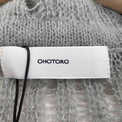 オオトロ OHOTORO Feather Damage Cardigan レディース