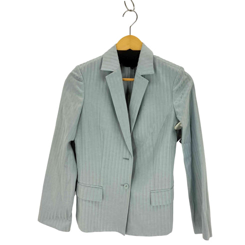 ランバン LANVIN ストライプテーラードジャケット レディース 38