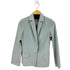 ランバン LANVIN ストライプテーラードジャケット レディース 38