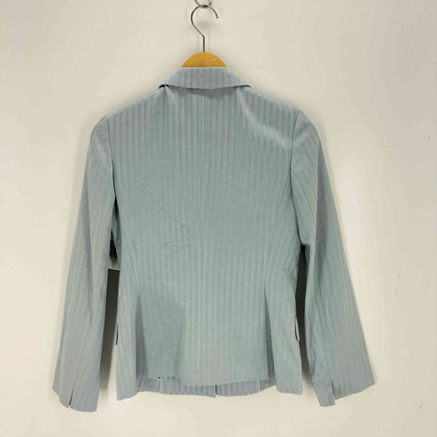 ランバン LANVIN ストライプテーラードジャケット レディース 38