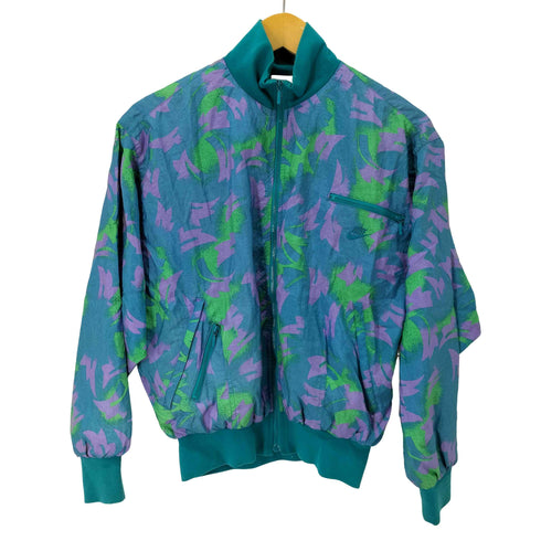 ナイキ NIKE 銀タグ 総柄 ブルゾン レディース import:S