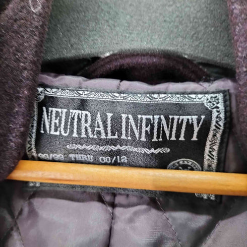 NEUTRAL INFINITY 裏地キルティング ウールフーディージャケット メンズ JPN:XL