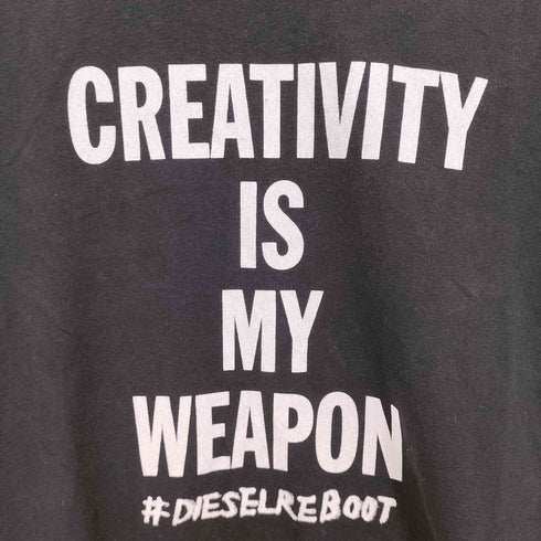 ディーゼル DIESEL プリントクルーネックTシャツ メンズ import:M