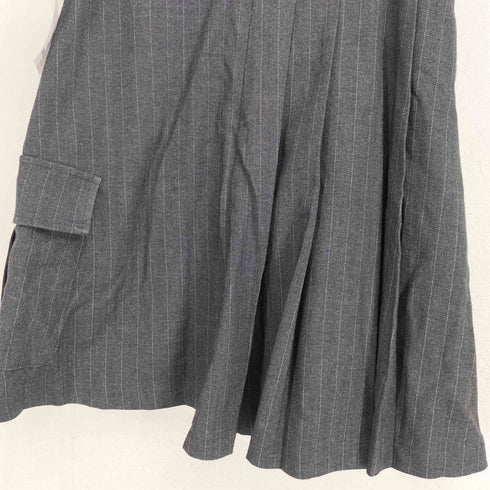 NOCAO PROJECT バックル ストライプ カーゴスカート レディース