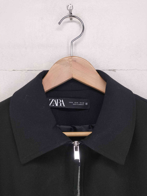 ザラ ZARA ボンバーシャツジャケット メンズ M