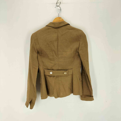 マックスマーラ MAX MARA イタリア製 1B コットンテーラードジャケット レディース 36