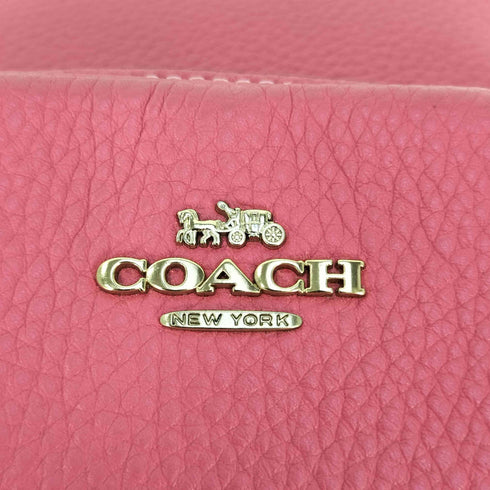 コーチ COACH ペブルドレザー バックパック Tangerine Pebbled Leather Coat Backpack レディース