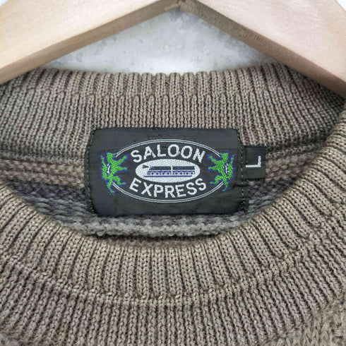 SALOON EXPRESS ボーダーニット メンズ L